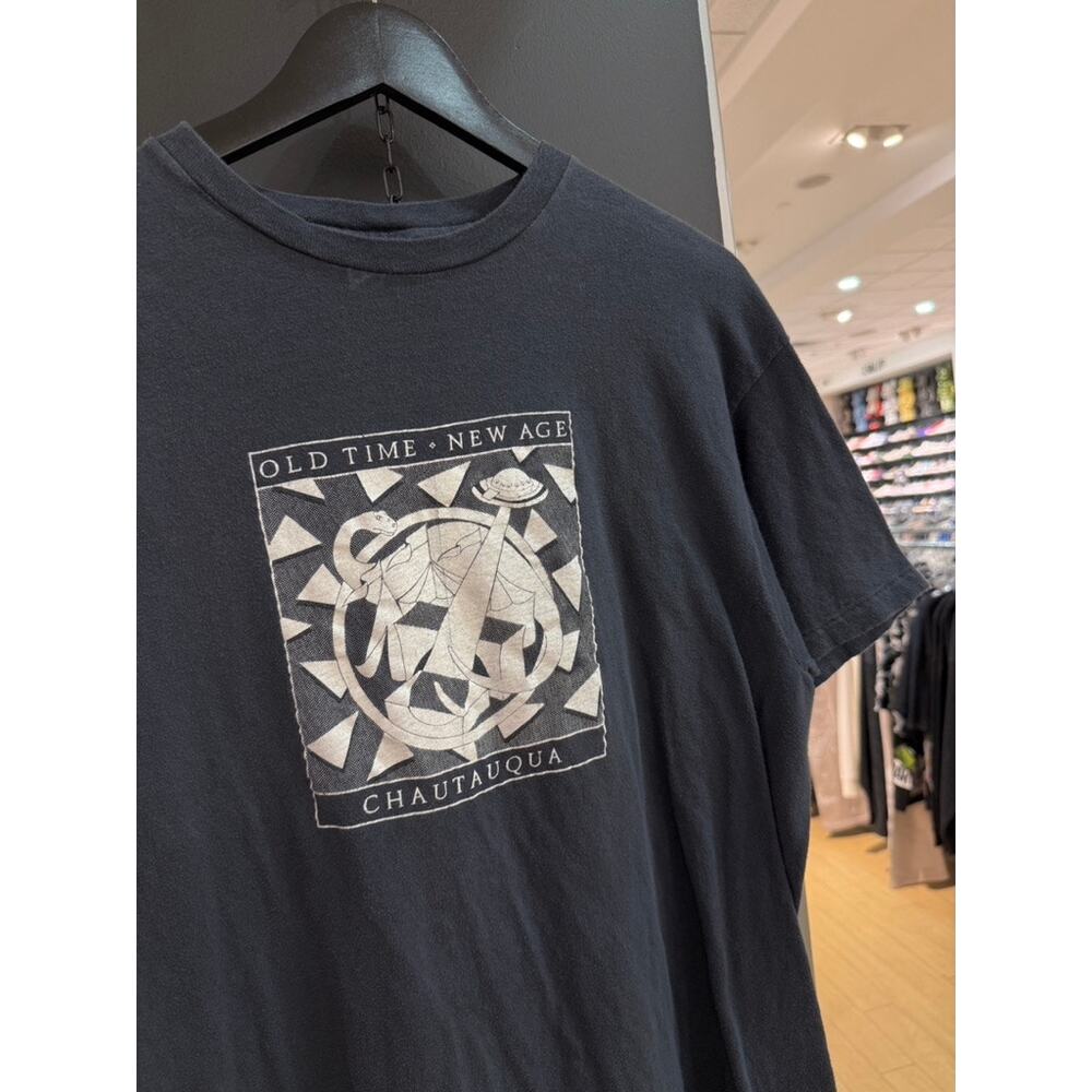 80s Chautauqua Institution Old Time New Age Vintage Festival Folk Art Tee Shirt